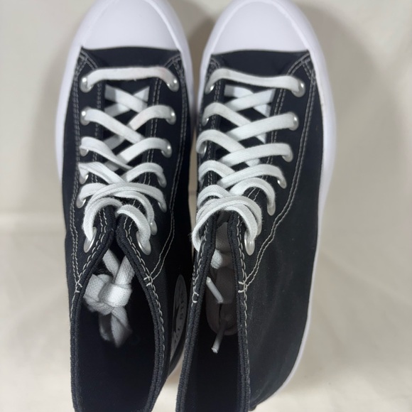 Converse Black and White High-Top Sneakers.  Brand New - Picture 5 of 10